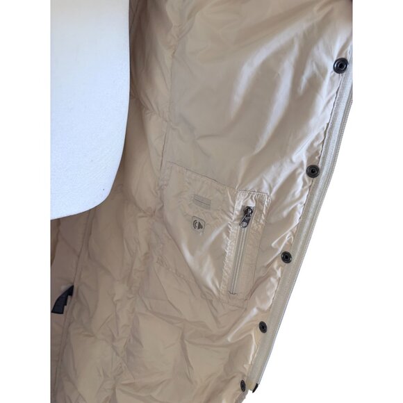 Rare ✨The North Face 700 down cream full ankle length Nuptse duster parka Small - Picture 8 of 10